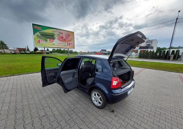 Volkswagen Polo cena 5200 przebieg: 198050, rok produkcji 2004 z Jarocin małe 154